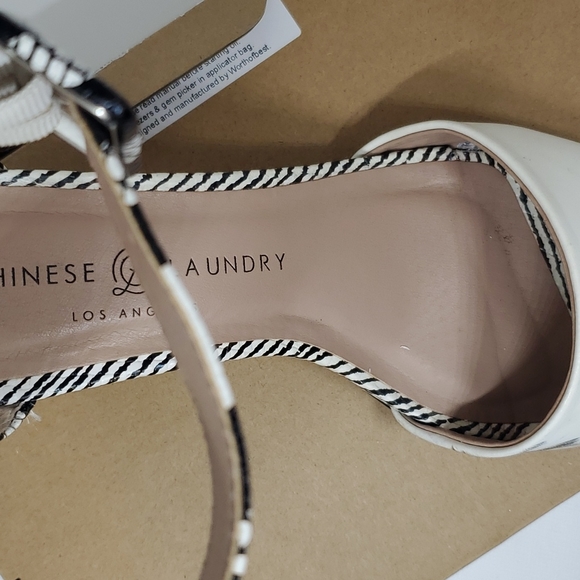 4 for $20 Chinese Laundry ankle strap heeled sandal women's 9M - Picture 5 of 11